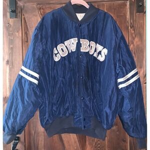 Dallas Cowboys Vintage 90s Team NFL Starter Jacket Size XL New Haven CT EUC